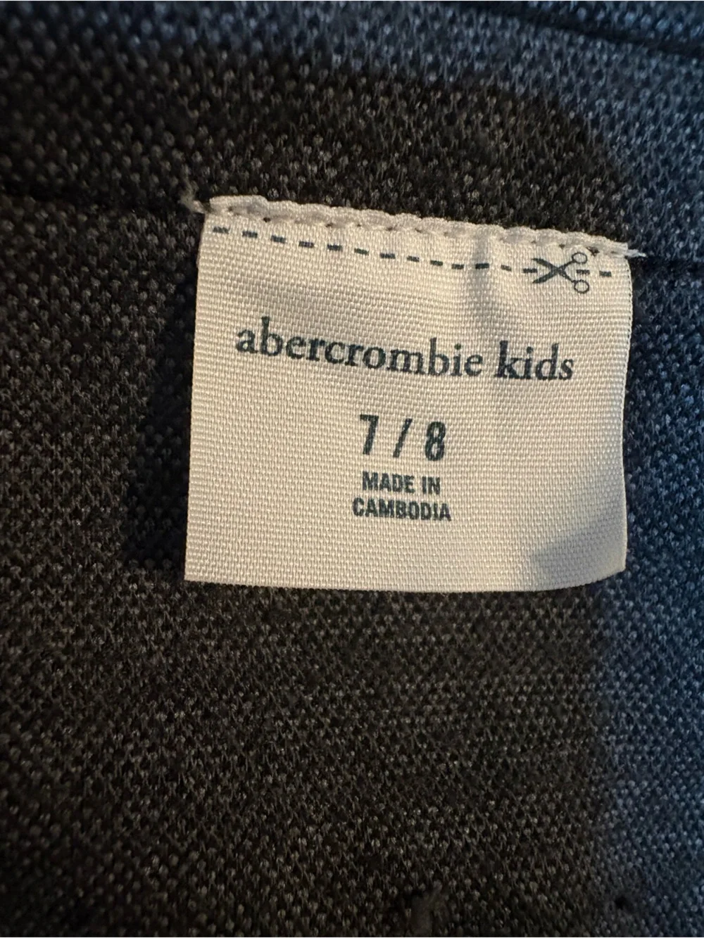 abercrombie kids Black and White Houndstooth Pinafore Dress